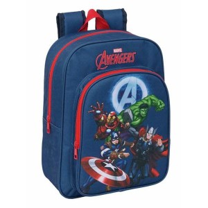 Cartable The Avengers Blue marine 26 x 34 x 11 cm