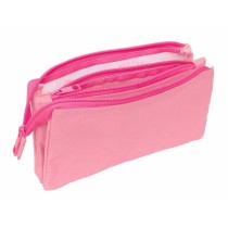 Trousse Fourre-Tout Triple Barbie Rose 22 x 12 x 3 cm