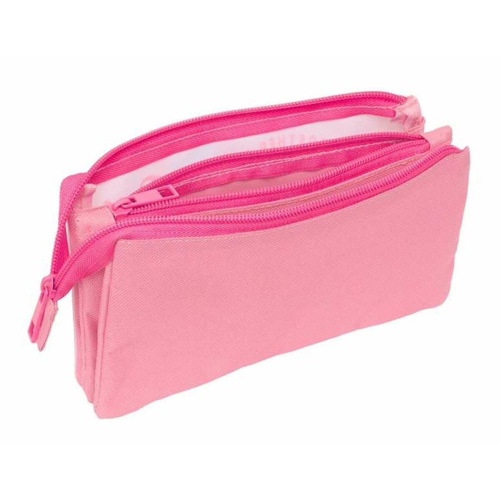 Dreifaches Mehrzweck-Etui Barbie Rosa 22 x 12 x 3 cm