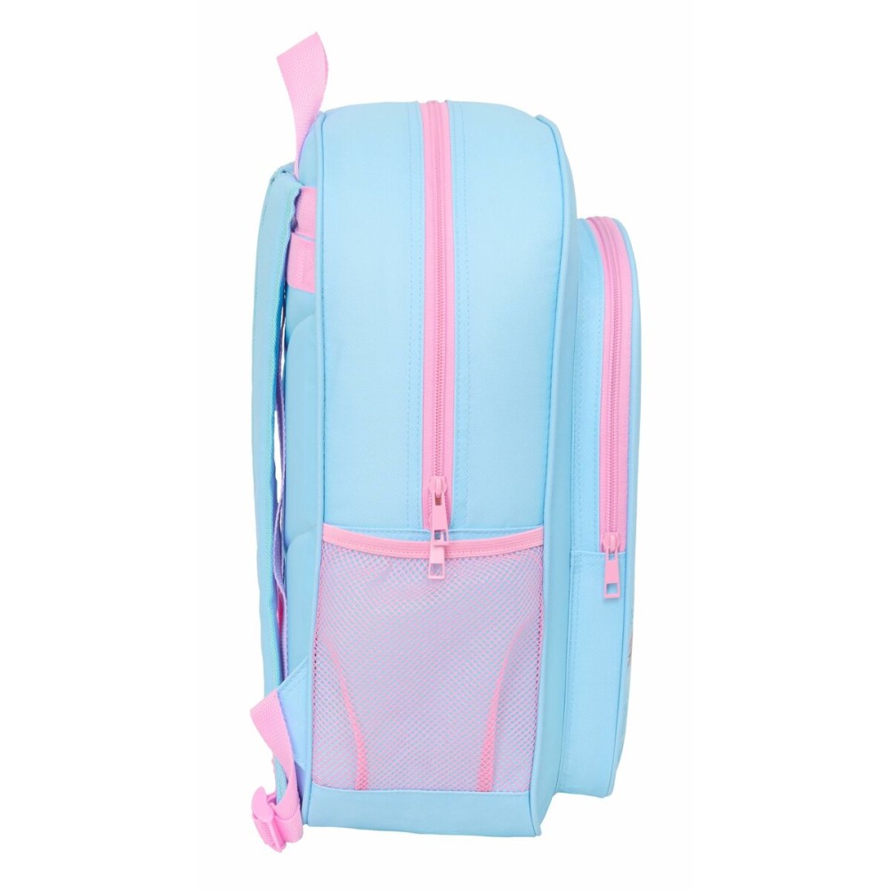 Schulrucksack Frozen Blau Rosa 33 x 42 x 14 cm