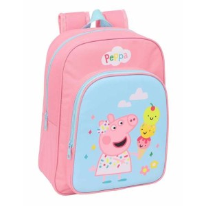 Schulrucksack Peppa Pig Blau Rosa 26 x 34 x 11 cm