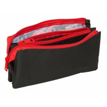 Trousse Fourre-Tout Triple Spider-Man Noir 22 x 12 x 3 cm