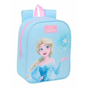 School Bag Frozen Blue Pink 22 x 27 x 10 cm