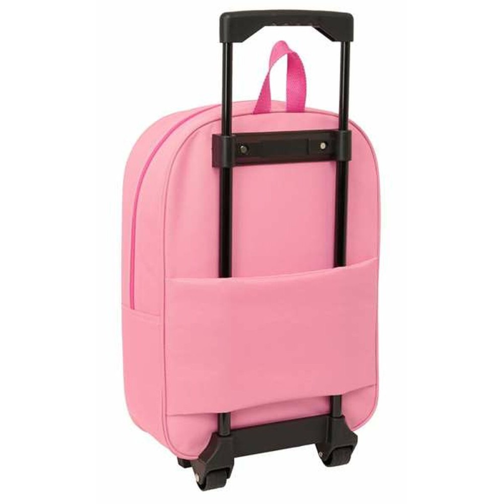 School Rucksack with Wheels Disney Princess Pink 32 x 42 x 14 cm