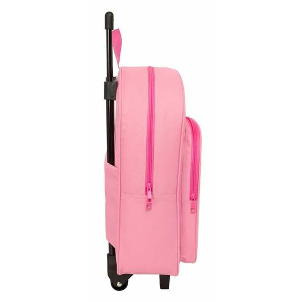 Schulrucksack mit Rädern Barbie Rosa 32 x 42 x 14 cm