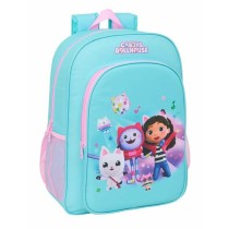 Cartable Gabby's Dollhouse Bleu Rose 33 x 42 x 14 cm