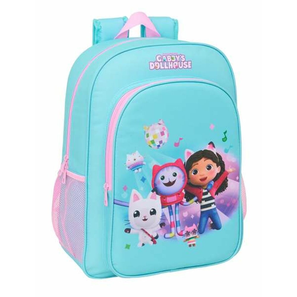 Cartable Gabby's Dollhouse Bleu Rose 33 x 42 x 14 cm