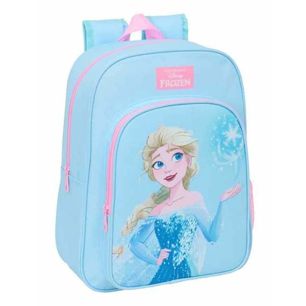 School Bag Frozen Blue Pink 26 x 34 x 11 cm