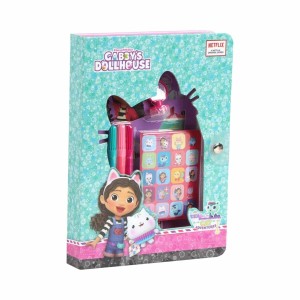 Ensemble de Papeterie Gabby's Dollhouse Multicouleur 8 Pièces