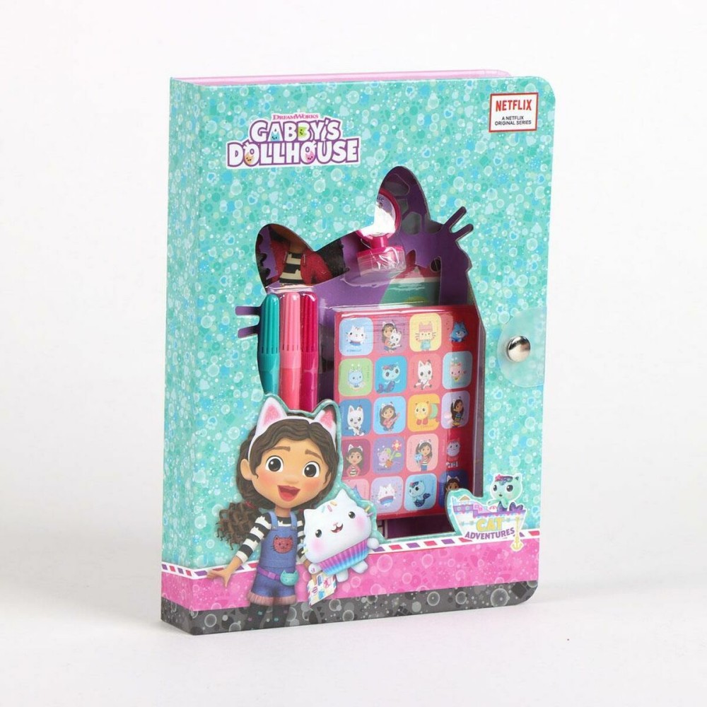 Ensemble de Papeterie Gabby's Dollhouse Multicouleur 8 Pièces