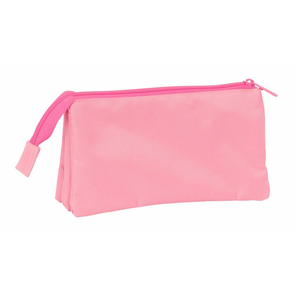 Dreifaches Mehrzweck-Etui Disney Princess Rosa 22 x 12 x 3 cm