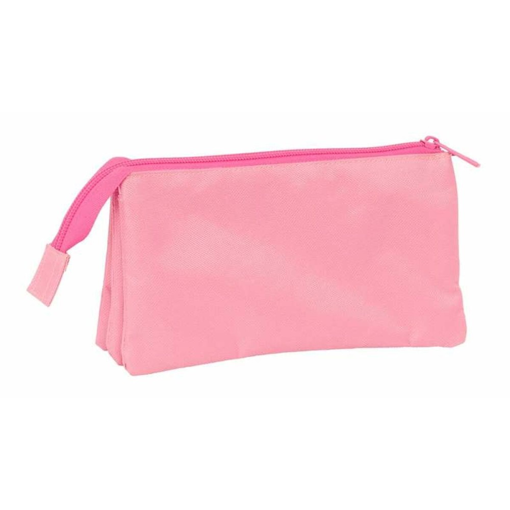 Dreifaches Mehrzweck-Etui Disney Princess Rosa 22 x 12 x 3 cm