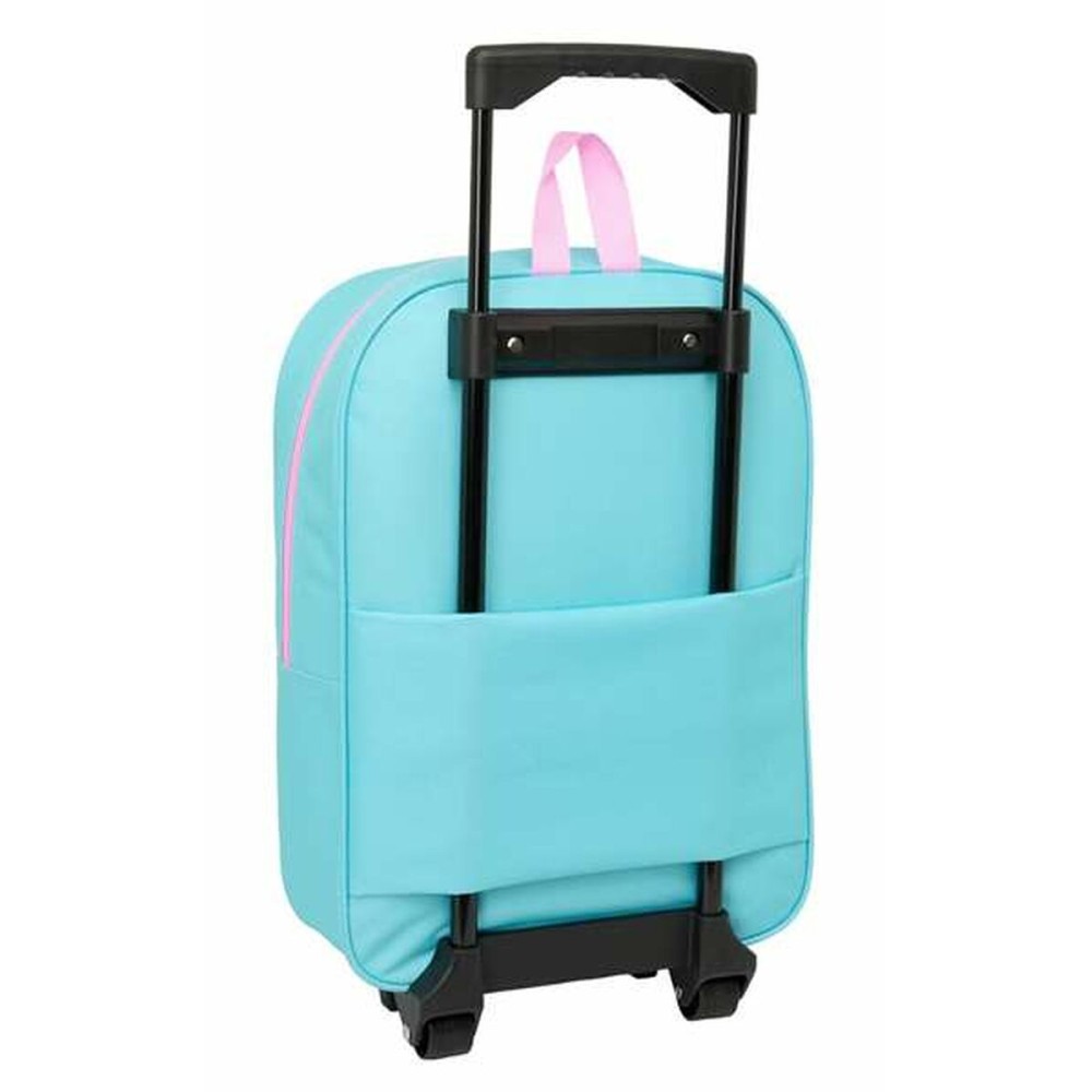 Cartable à roulettes Gabby's Dollhouse Bleu Rose 32 x 42 x 14 cm