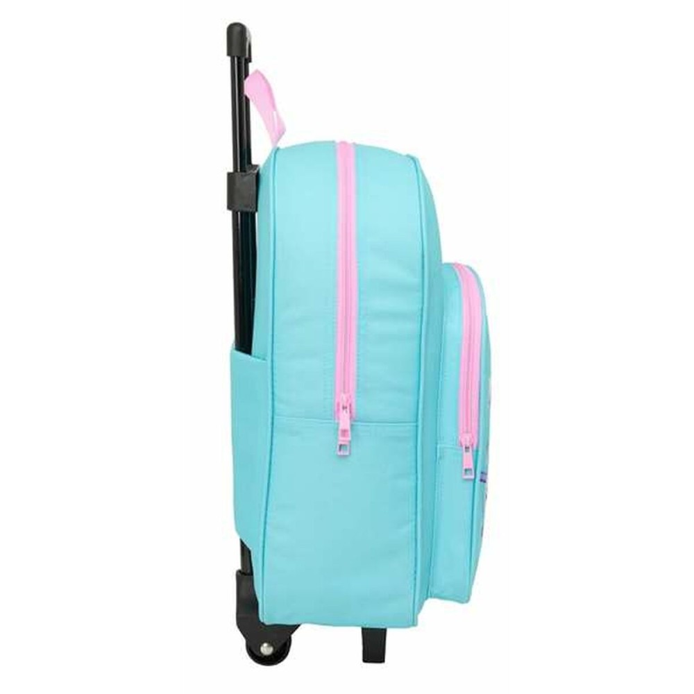 Cartable à roulettes Gabby's Dollhouse Bleu Rose 32 x 42 x 14 cm