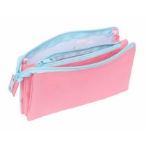 Dreifaches Mehrzweck-Etui Peppa Pig Blau 22 x 12 x 3 cm