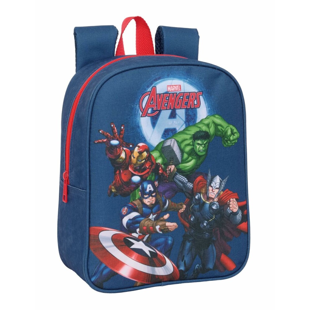 Cartable The Avengers Blue marine 22 x 27 x 10 cm