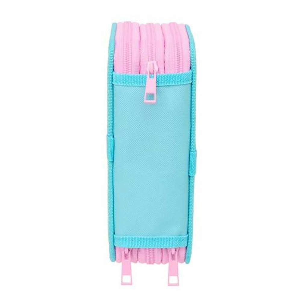 Dreifaches Federmäppchen Gabby's Dollhouse Blau 12,5 x 19,5 x 5,5 cm 37 Stücke