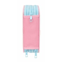 Dreifaches Federmäppchen Peppa Pig Blau 12,5 x 19,5 x 5,5 cm 37 Stücke