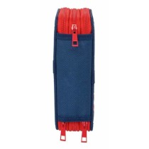 Dreifaches Federmäppchen The Avengers Marineblau 12,5 x 19,5 x 5,5 cm 37 Stücke