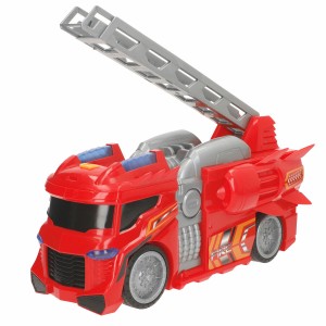 Feuerwehrauto Teamsterz Rot Grau 30 x 16 x 13 cm (4 Stück)