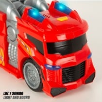 Camion de Pompiers Teamsterz Rouge Gris 30 x 16 x 13 cm (4 Unités)