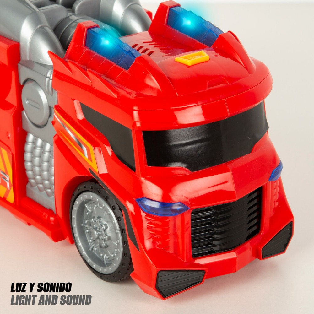 Camion de Pompiers Teamsterz Rouge Gris 30 x 16 x 13 cm (4 Unités)