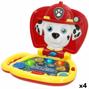 Spielzeug-Computer The Paw Patrol Englisch 20 x 17 x 14 cm Bunt (4 Stück)