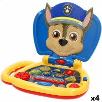 Spielzeug-Computer The Paw Patrol Englisch 20 x 17 x 14 cm Bunt (4 Stück)