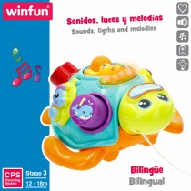 Jouet à tirer Winfun 23 x 12 x 23 cm Tortue Multicouleur (2 Unités)