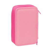 Dreifaches Federmäppchen Barbie Rosa 12,5 x 19,5 x 5,5 cm 37 Stücke