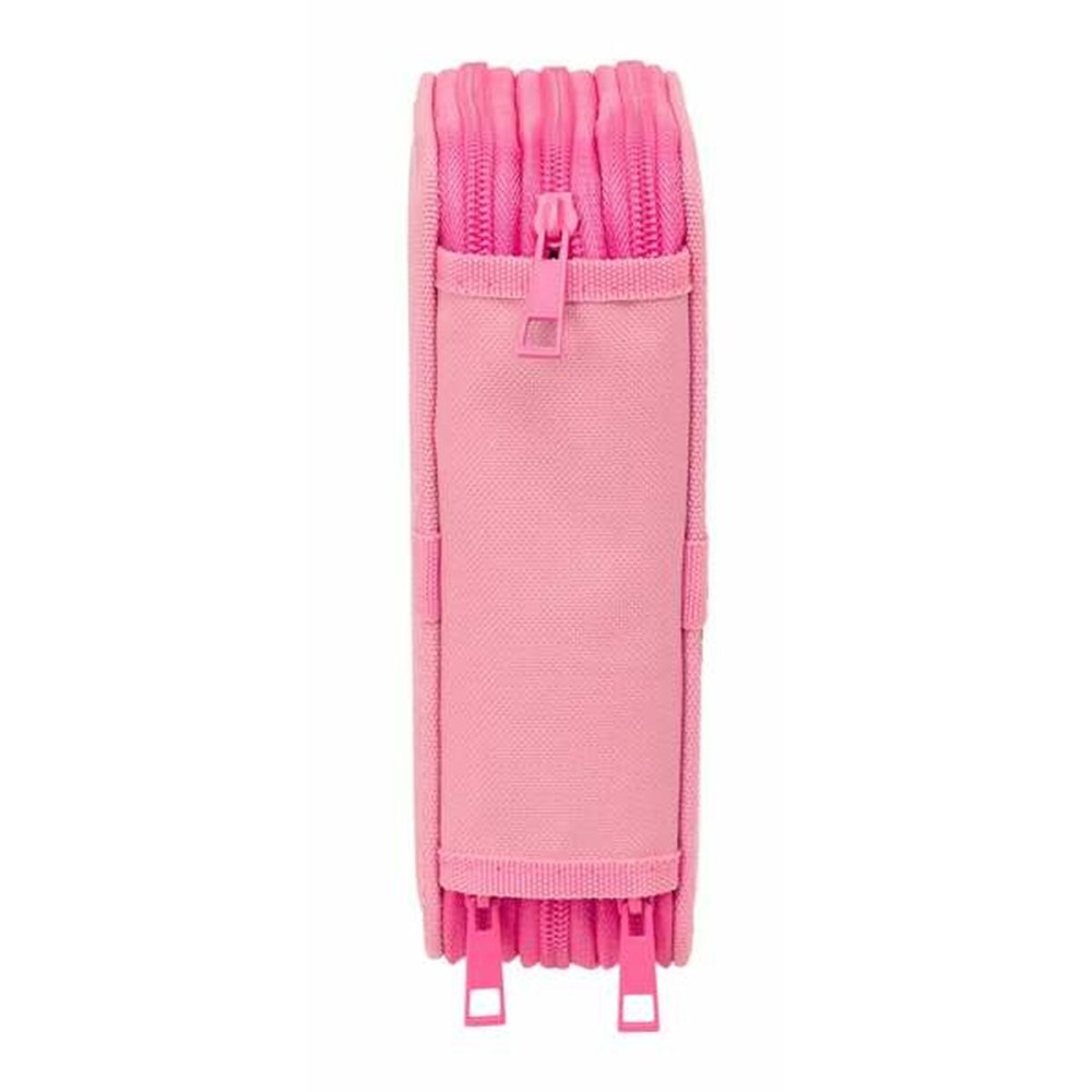 Pochette à crayons triple Barbie Rose 12,5 x 19,5 x 5,5 cm 37 Pièces