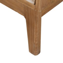 Nachttisch GEREL natürlich Tannenholz Holz MDF Naturfaser 46 x 37 x 76 cm