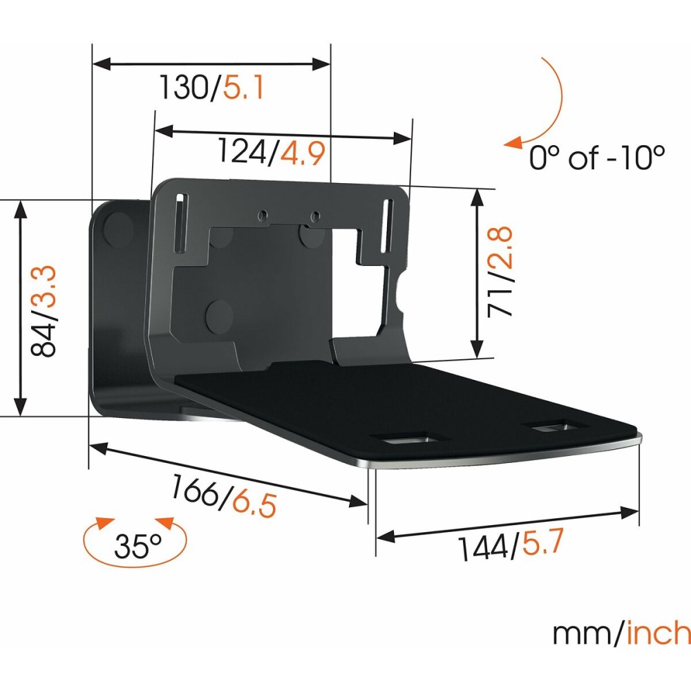 TV Mount Vogel's SOUND3205 NEGRO