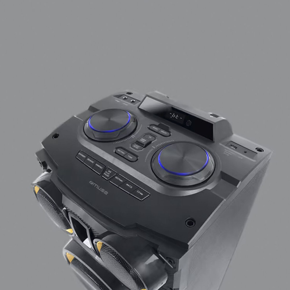 Tragbare Bluetooth-Lautsprecher Muse M-1988 DJ Schwarz