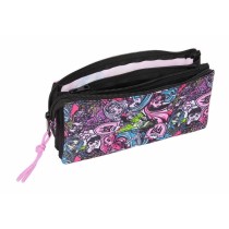 Dreifaches Mehrzweck-Etui Monster High 22 x 12 x 3 cm
