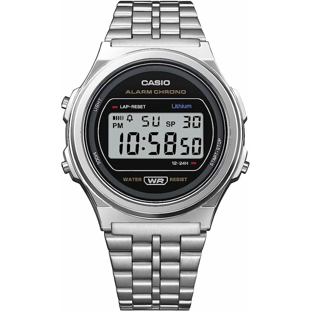 Unisex Watch Casio A171WE-1AEF Silver (Ø 36 mm) (37,5 mm)