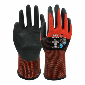 Work Gloves Wonder Grip Red Nitrile
