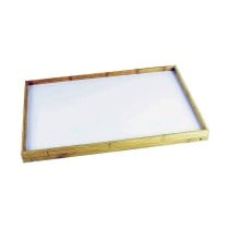 Folding Tray for Bed Wood 50 x 30 x 22 cm