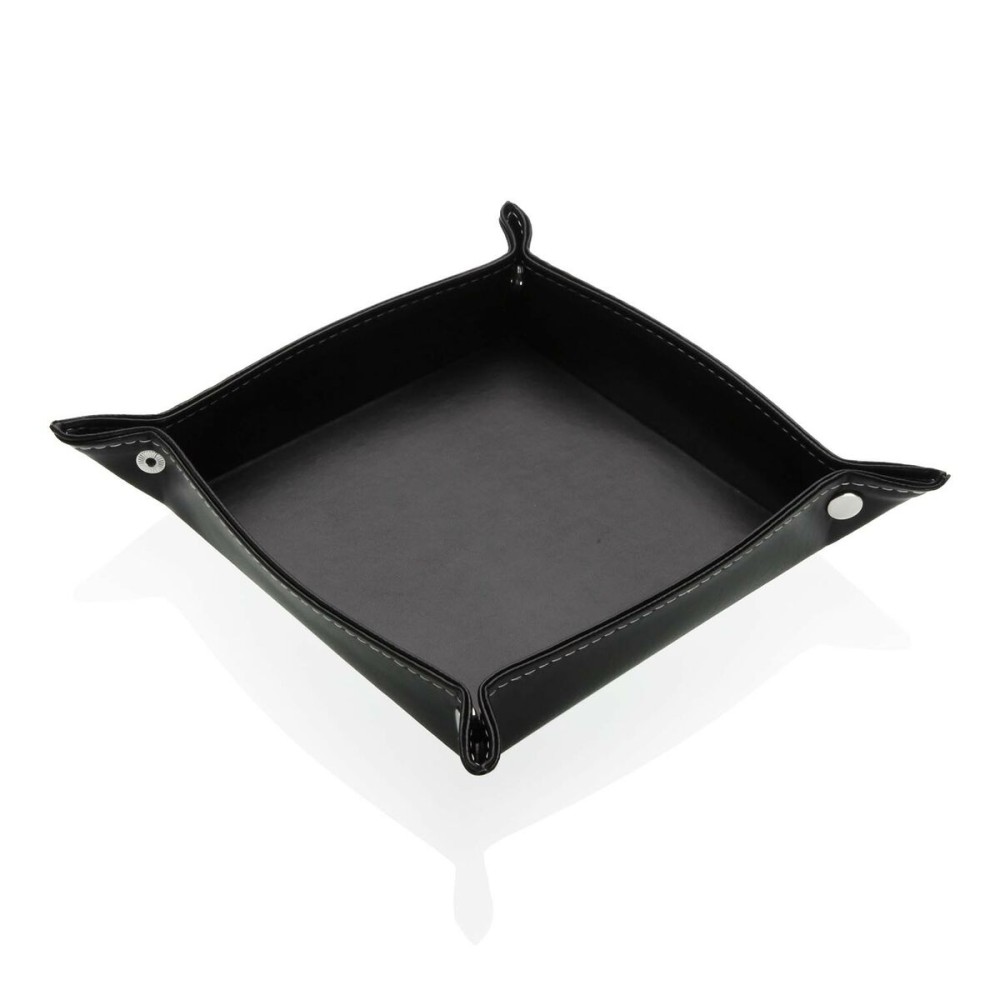 Ablageschale Versa Schwarz 18 x 3,6 x 18 cm