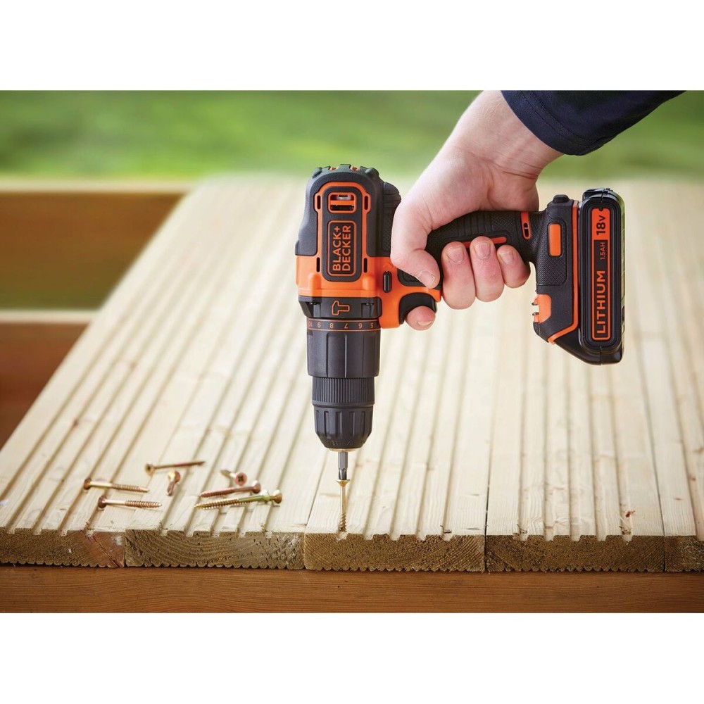 Electric screwdriver Black & Decker BDCHD18KB 40 Nm