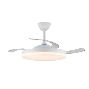 Ceiling Fan CristalRecord White 72 W (3000 K) (4000 K)
