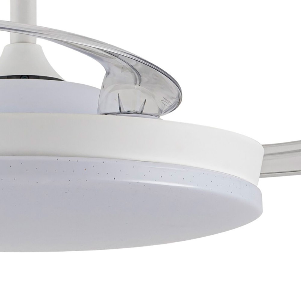 Ceiling Fan CristalRecord White 72 W (3000 K) (4000 K)
