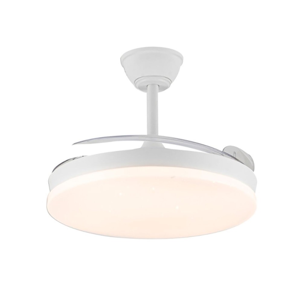 Ceiling Fan CristalRecord White 72 W (3000 K) (4000 K)