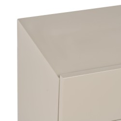 Nightstand NECTO Orange Taupe Iron MDF Wood 40 x 31,2 x 66,2 cm