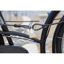 Câble avec cadenas IFAM Noir Ø 12 mm