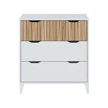 Chest of drawers Forés White Natural 70,5 X 40 X 76 CM
