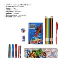 School Set Marvel 16 Pieces Red