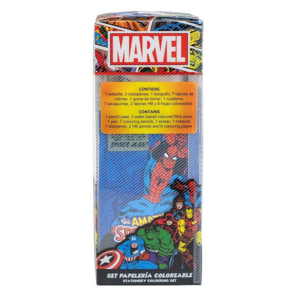 Kit fourniture scolaire Marvel 16 Pièces Rouge