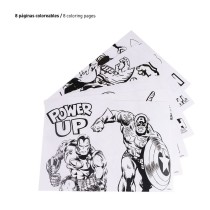 School Set Marvel 16 Pieces Red