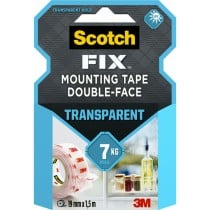 Ruban adhésif double face Scotch Transparent 19 mm x 1,5 m